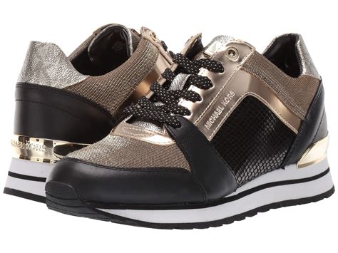 michael kors gold sneakers women